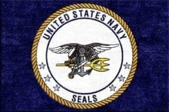 US Navy Seal Logo Rug