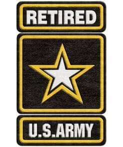 Buy US Army Retired Logo Rug Online | Rug Rats