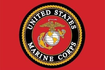 US Marine Corp Logo Rug