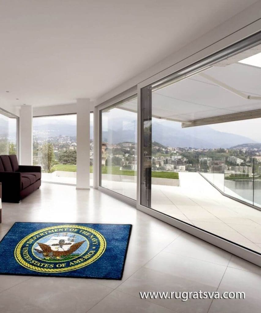 Buy US Navy Logo Rug Online | Rug Rats