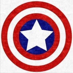 Captain American Logo Rug