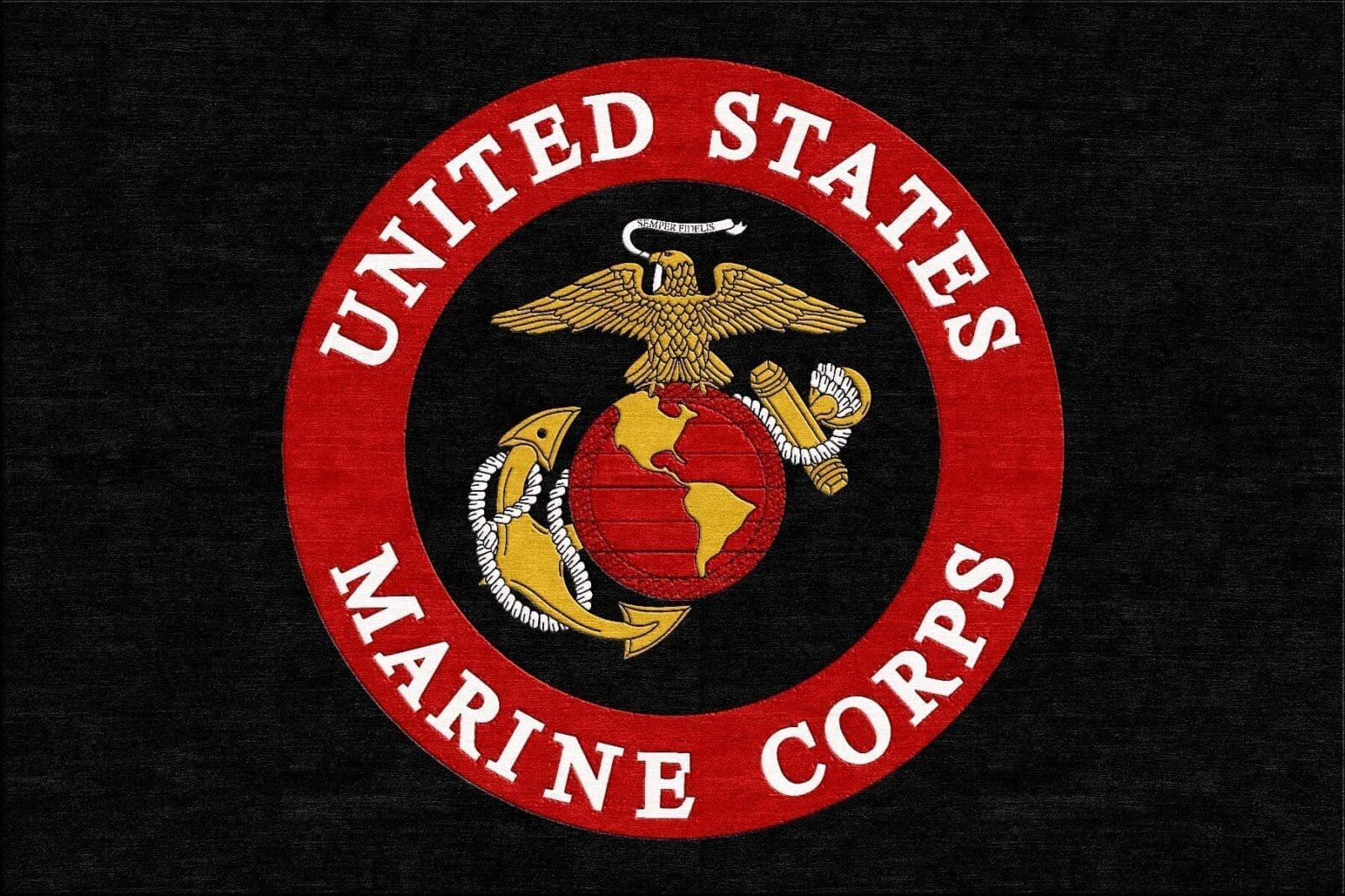 Buy US Marine Corps Logo Rug Online | Rug Rats