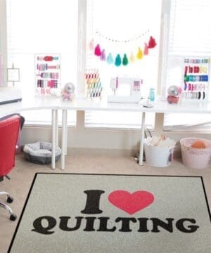 I Love Quilting Rug