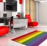 Rainbow Pride Flag Rug