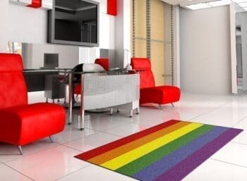 Rainbow Pride Flag Rug