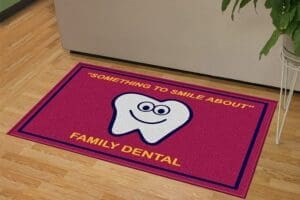 Family Dental Logo Rug
