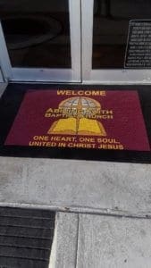Abiding Faith Baptist Church Personalized Rug