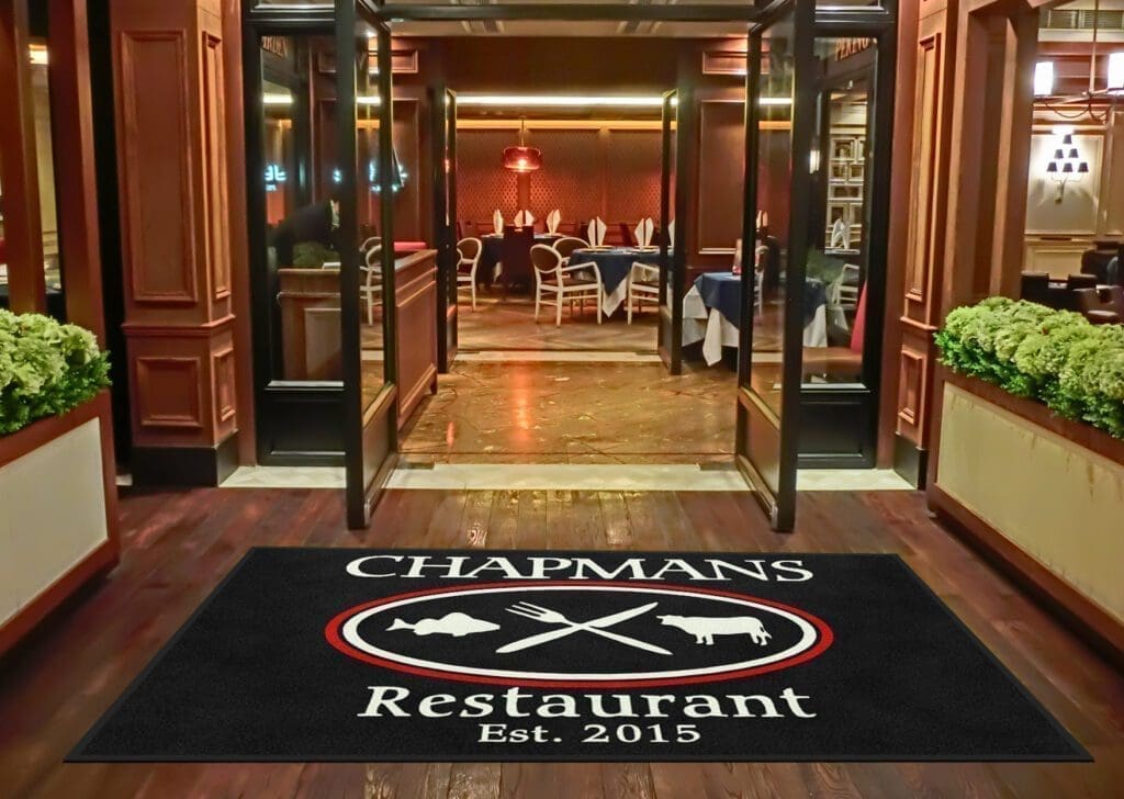 Custom Restaurant Logo Rug