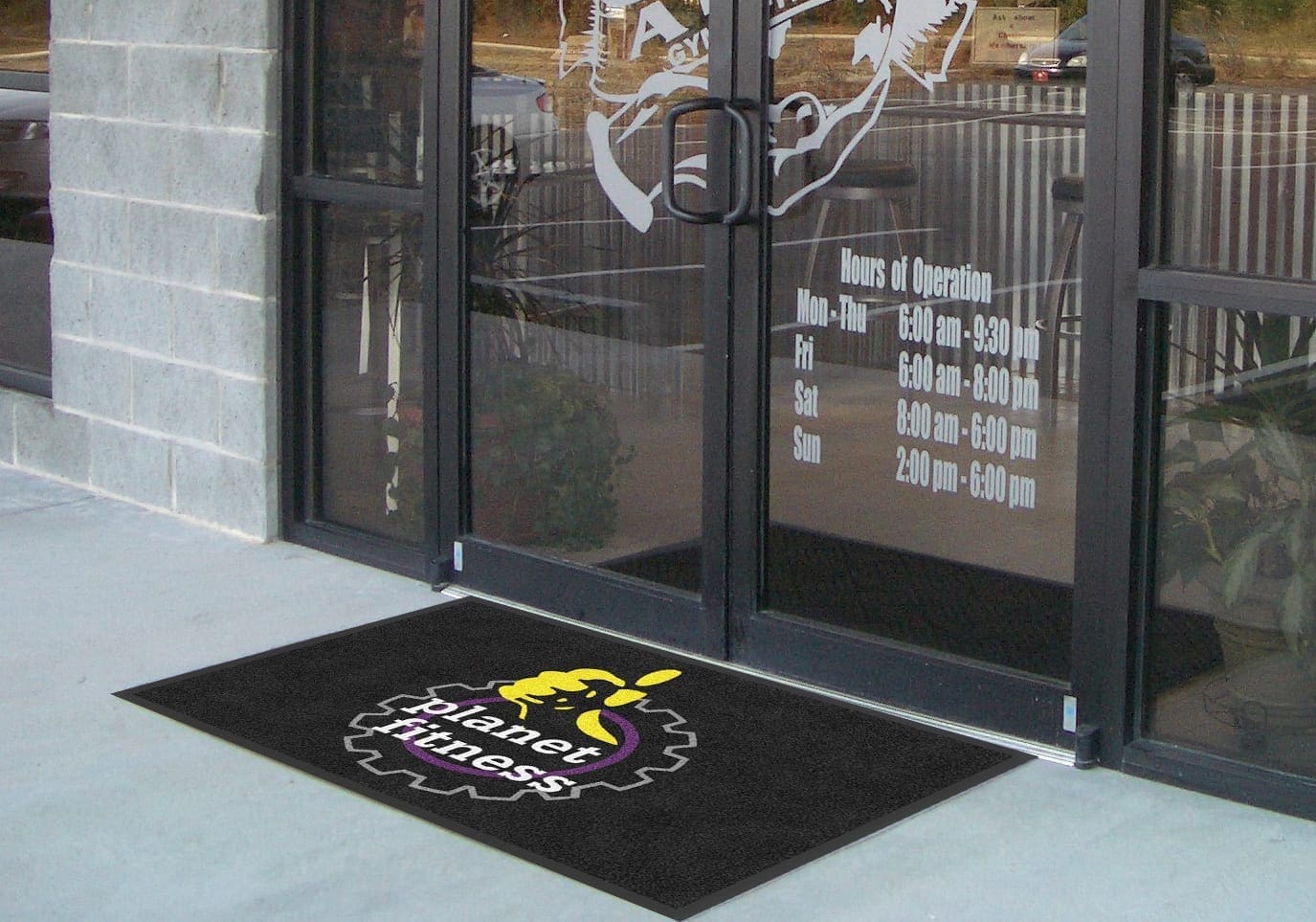 Custom Carpet Decal & Stickers - Durable Rug Graphics