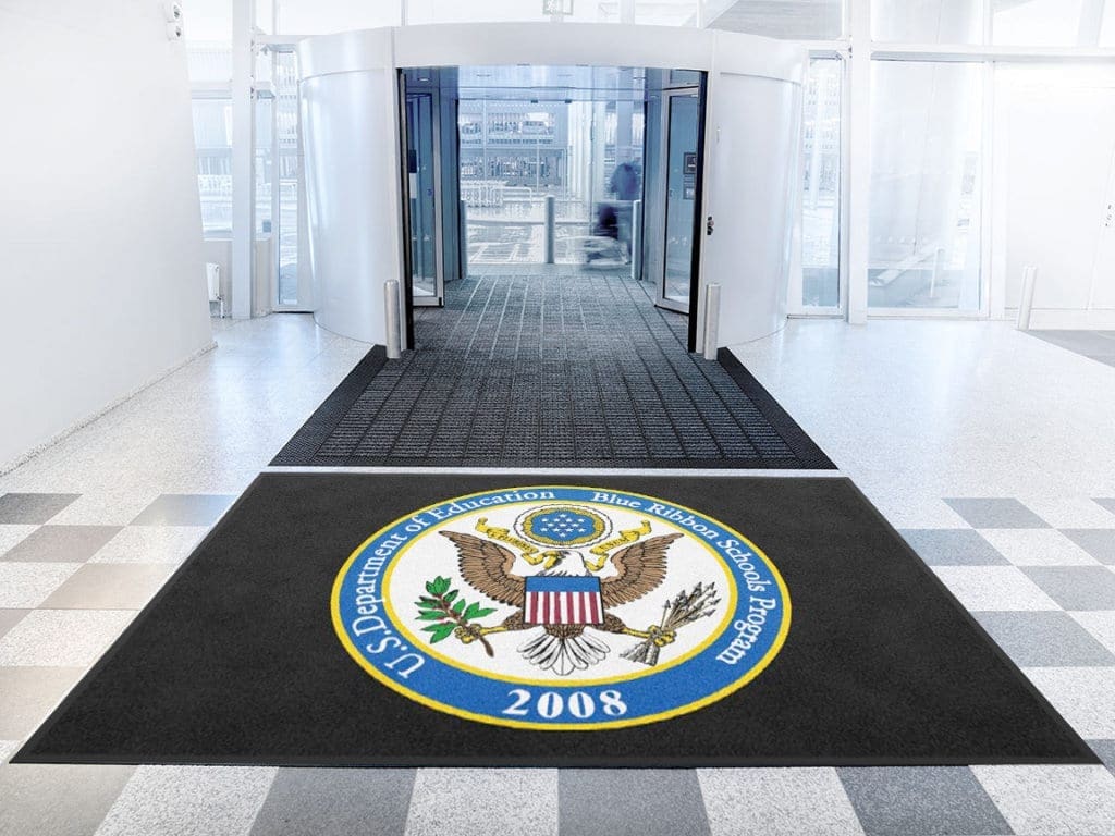 US Department of Education Logo Rug