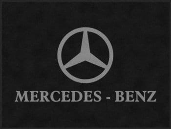 Custom Mercedes Benz Logo Rug