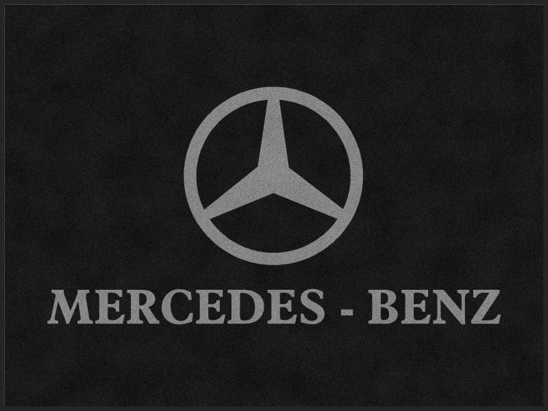 Custom Mercedes Benz Logo Rug