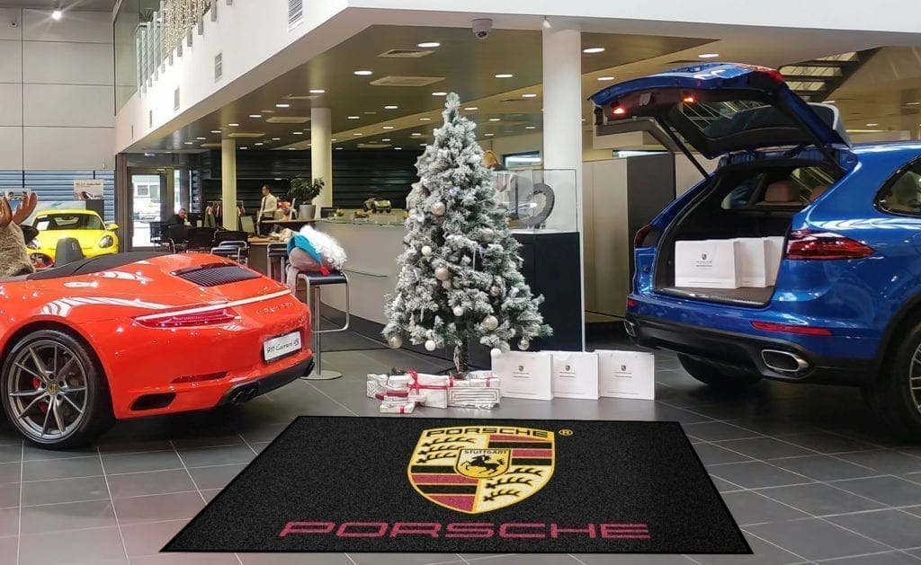 Porsche Logo Rug