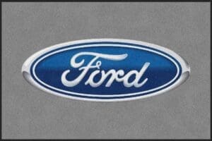 Custom Ford Logo Rug