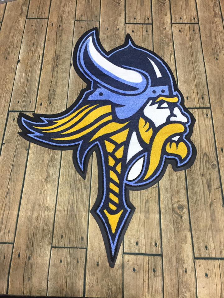 Custom Mascot Shaped Logo Rug