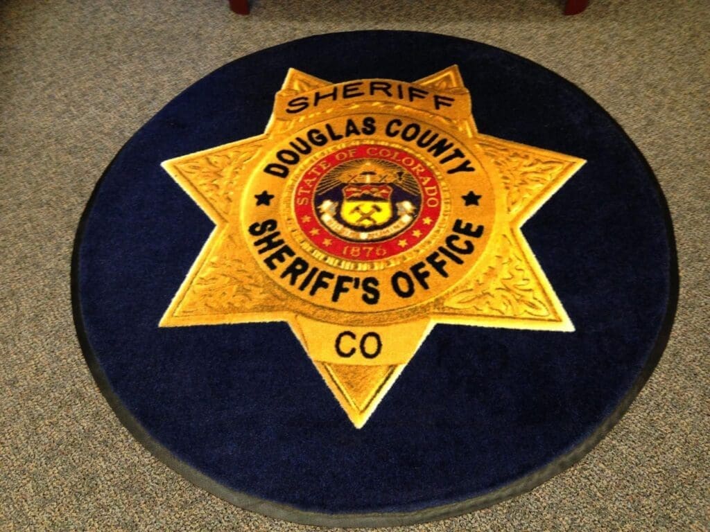 Douglas Country Sheriff Logo Rug