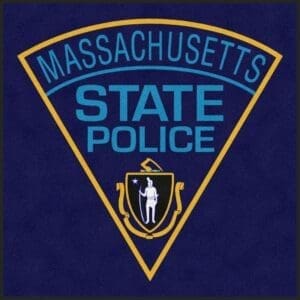 MA State Police Logo Rug