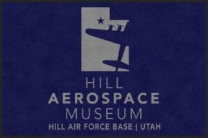 Aeropace Museum Logo Rug
