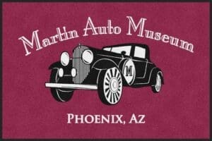 Auto Museum Logo Rug