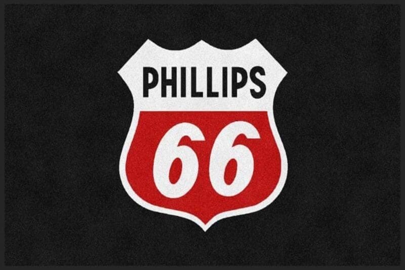 Custom Phillips 66 Oil Logo Rug