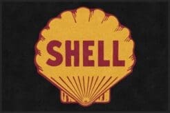 Shell Oil Logo Rug