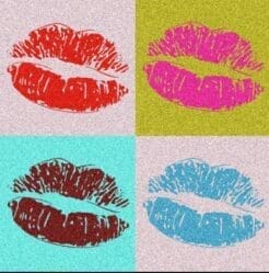 Pop Art Lips Rug