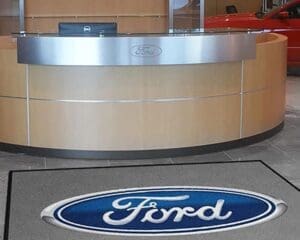 Custom Ford Logo Rug