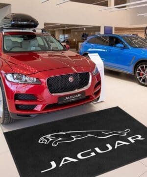 Custom Jaguar Logo Rug