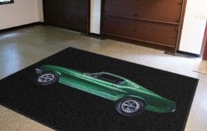 1968 Ford Mustang GT Rug