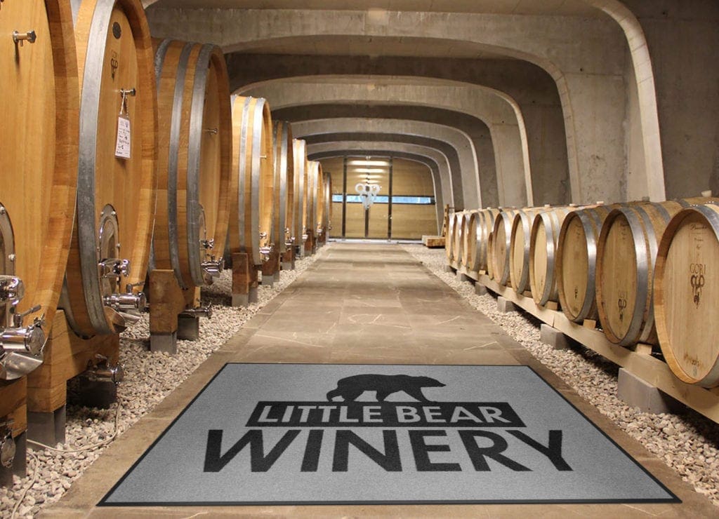 custom winery rug
