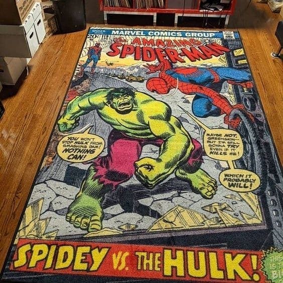 Vintage Comic Book Cover Rug