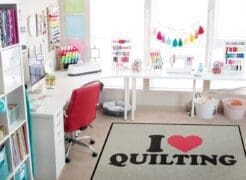 I Love Quilting Rug