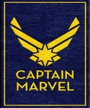 Captain Marvel Superhero Rug