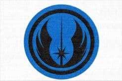 Jedi Round Logo Rug