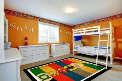 Superhero Logo Rug