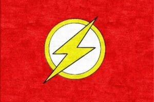 The Flash Super Hero Rug