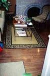 painted sisal rug