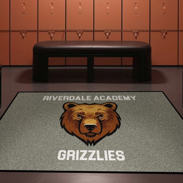 Bears Locker Room Logo Rug