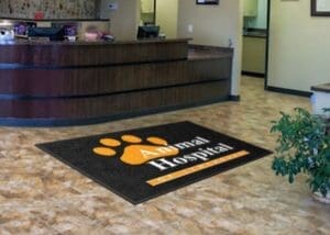 Animal Hospital Custom Welcome Mat