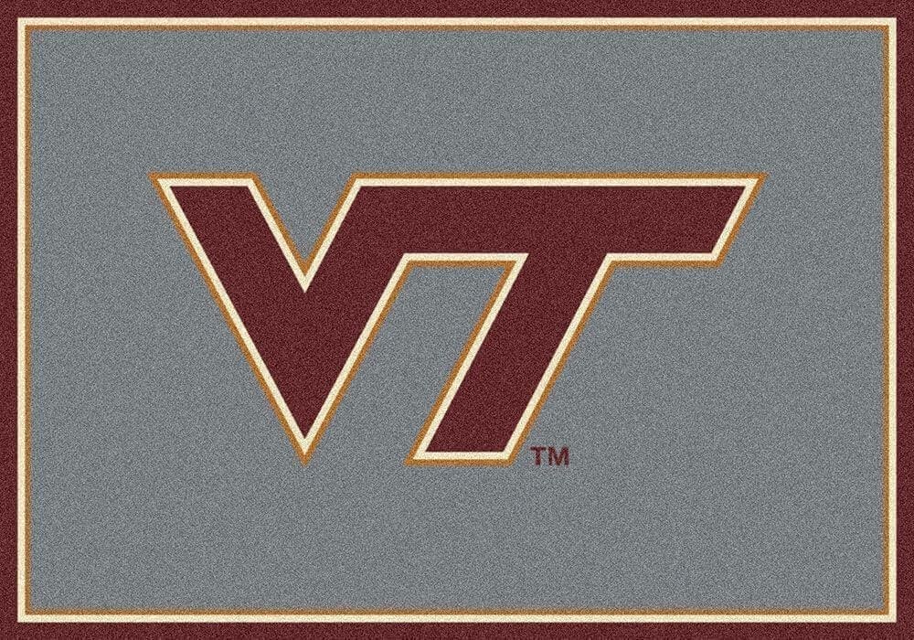 Virginia Tech Hookies Spirit Logo Rug