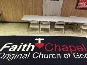 Faith Chapel Church Logo Mat