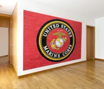 US Marines Logo Rug