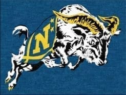 Naval Academy Midshipmen Logo Rug