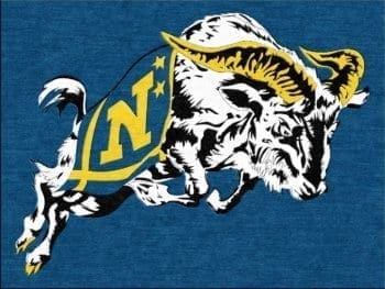 Naval Academy Midshipmen Logo Rug