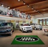 Land Rover Dealership Custom Logo Rug