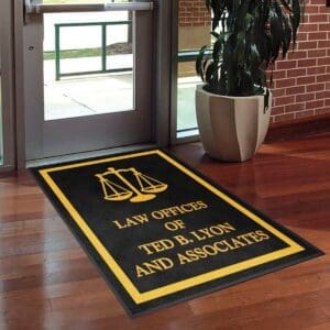Law Office Custom Personalized Mat