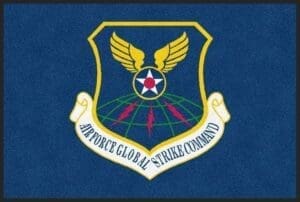 Minot Air Force Base Logo Rug