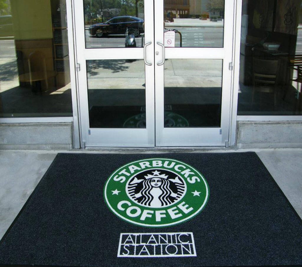 Starbucks Custom Outdoor Rug