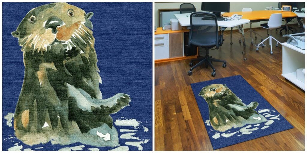Sea Otter Custom Rug