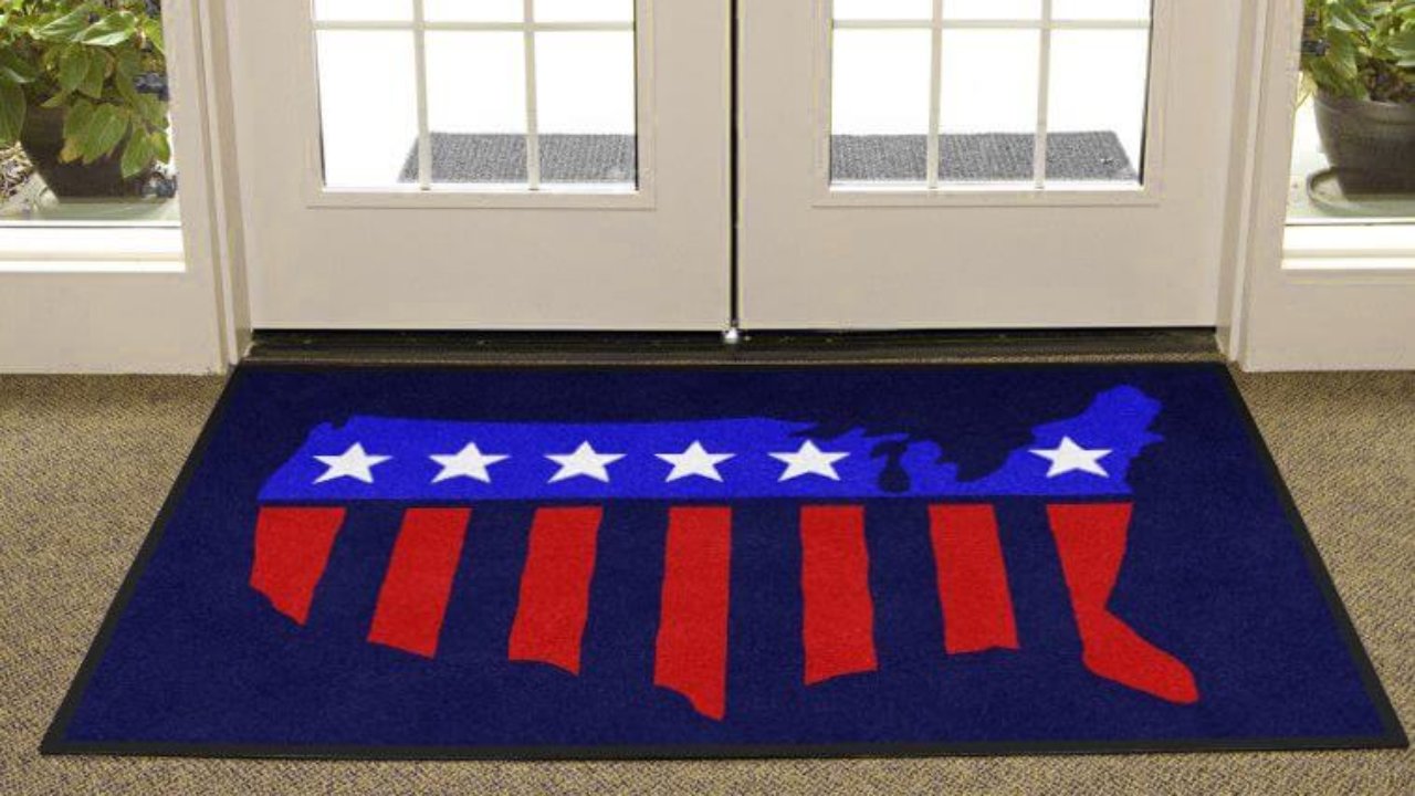 Patriotic Custom Entrance Mat